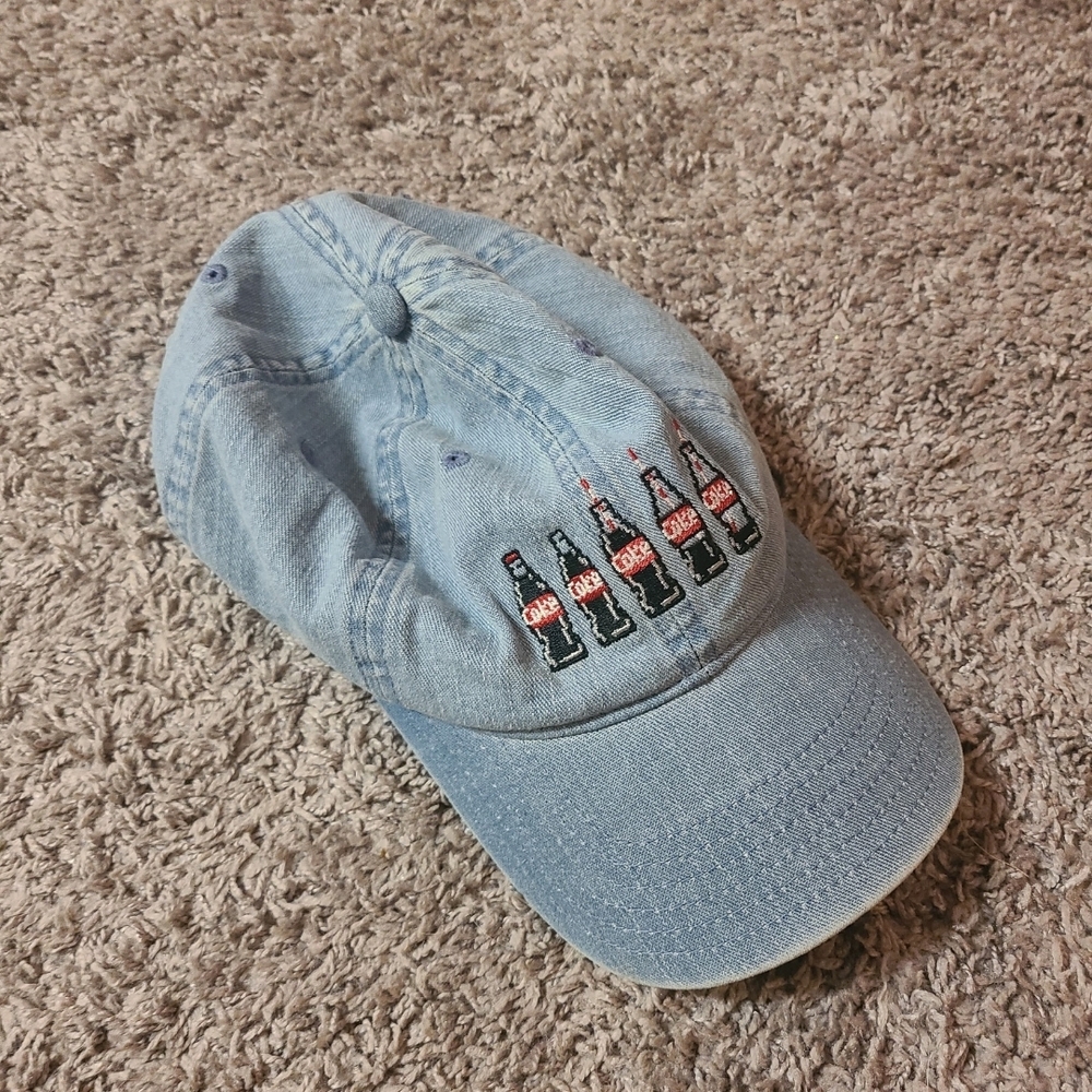 Coca-Cola Light Blue Cap with Bottle Design
